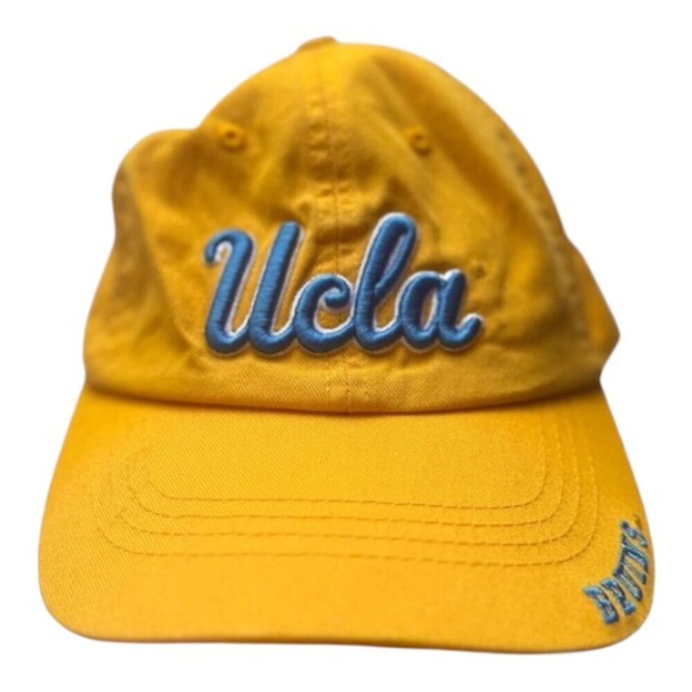 UCLA University Hat Unisex O/S Yellow/Gold Blue Bruins Captivating Cotton Cap